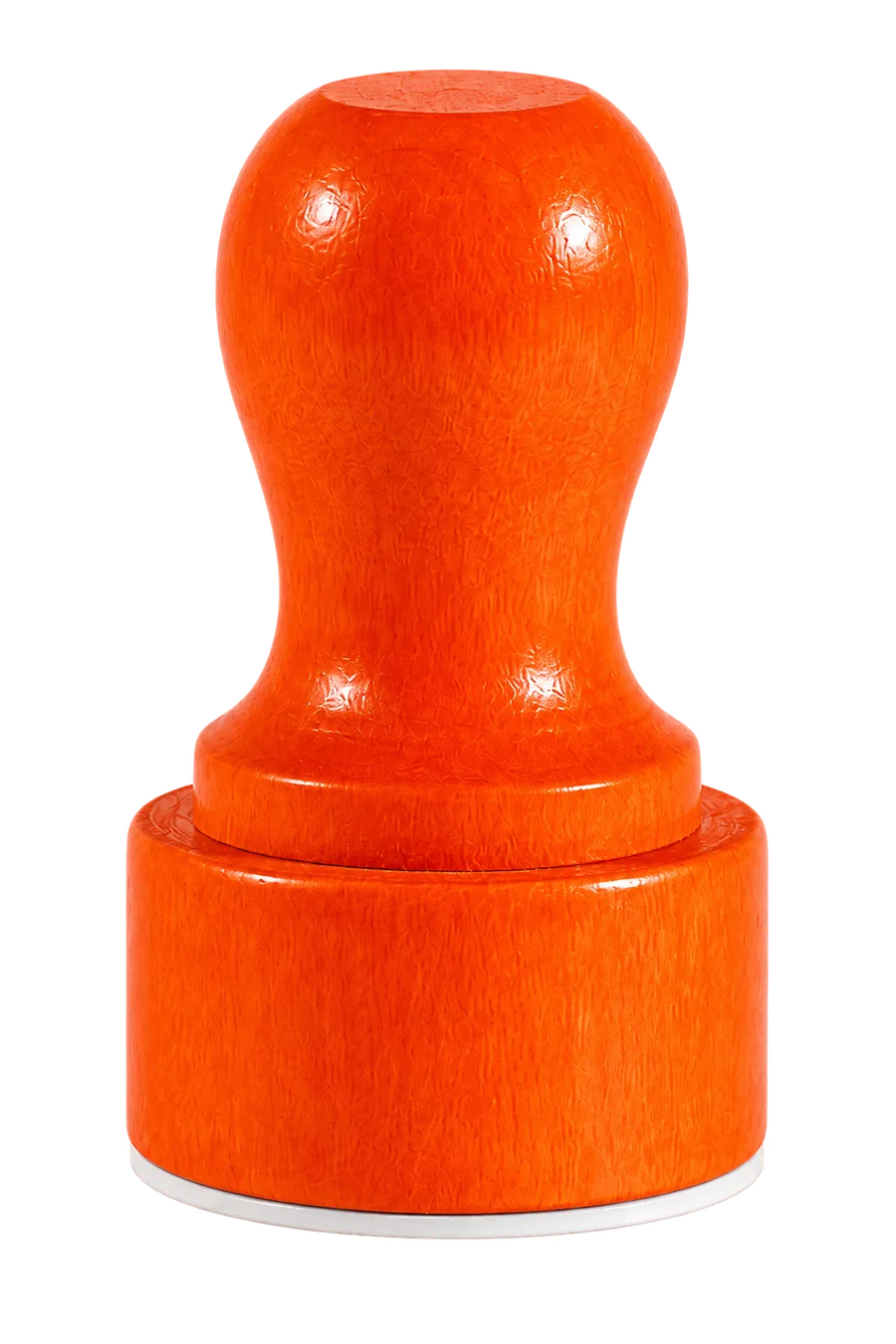 Oranger NFC-Stempel von Buqo mit runder Stempelfläche